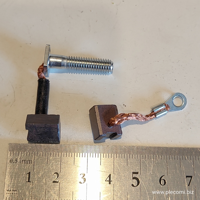 GS125 GN125 スズキ　中国社外　セルモーター　ブラシ　セット　10x6x12 