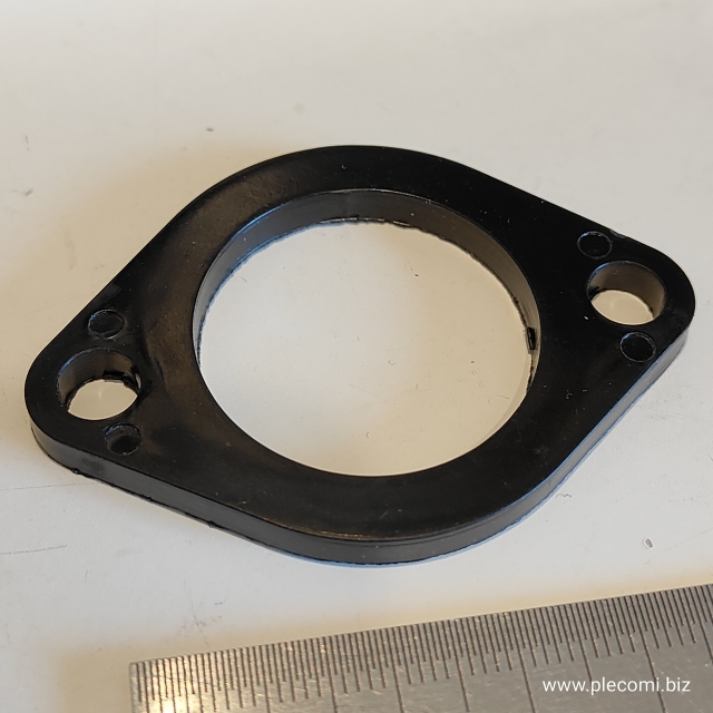 CG125　CD125T　PZ30　ホンダ　HONDA　 インマニ用　ベース ガスケット　スペーサー  中心間47.5mm　穴30mm