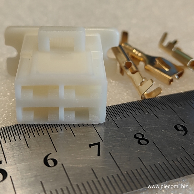 レギュレター　メインハーネス　接続用　4ピン　メス　4pカプラ　セット ホンダ系　DIY　レストア 