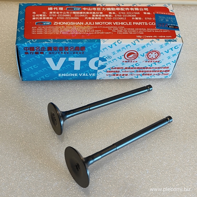 スペイシー125　JF04　WH125T　バルブ　インテーク　エキゾースト　セット　中国純正　VTC指定