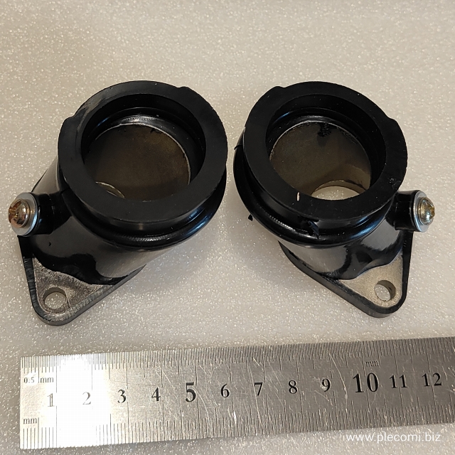CD250U　レブル250 MC13 インマニ　インテークマニホールド 2個セット　大径24mm　社外　CB125T　バンドなし