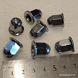 マフラー固定用　エキゾースト用　シリンダースタッド用　高キャップナット　ネジ　セット　M8　p1.25 18mm高さ 
